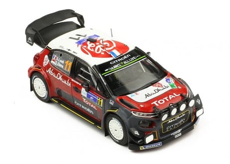 ixo models 1/43  (RAM671) CITROEN C3 WRC #11 Rally Tour de Mexico 2018