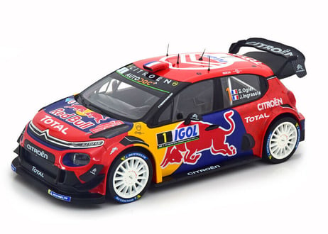 NOREV 1/18 (181647) CITROEN C3 #1 WRC RALLY TOUR DE CORSE 2019