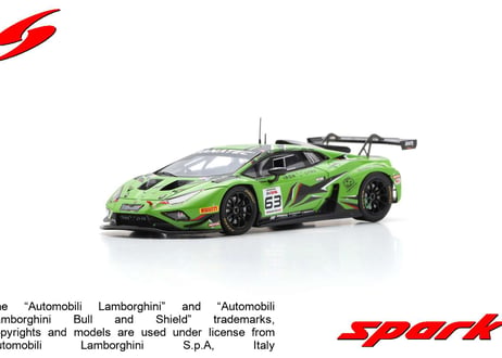 Spark 1/43 (SB739) Lamborghini Huracan GT3 EVO 2 #63 Iron Lynx 24H Spa 2023