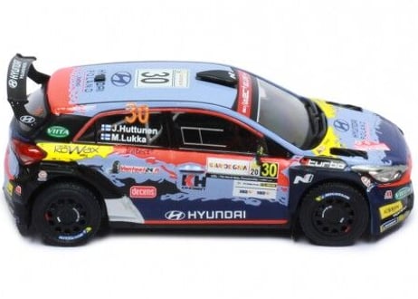 ixo models 1/43 (RAM765LQ) HYUNDAI I20 R5 #30 RALLY SARDEGNA 2020