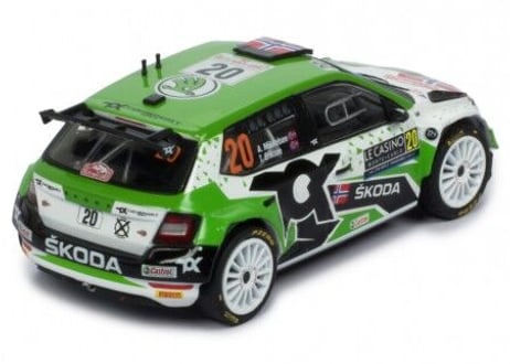 ixo models 1/43 (RAM839) Skoda Fabia Rally2 Evo #20 Winner WRC2 Rally Monte-Carlo 2022