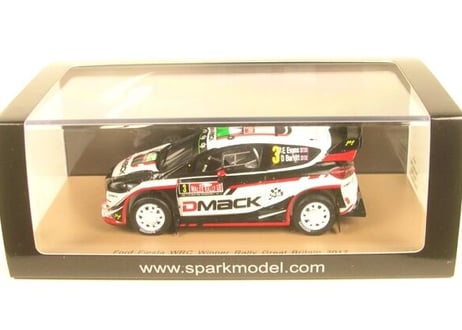 Spark 1/43 (S5174) Ford Fiesta WRC #3 Winner Rally Great Britain 2017