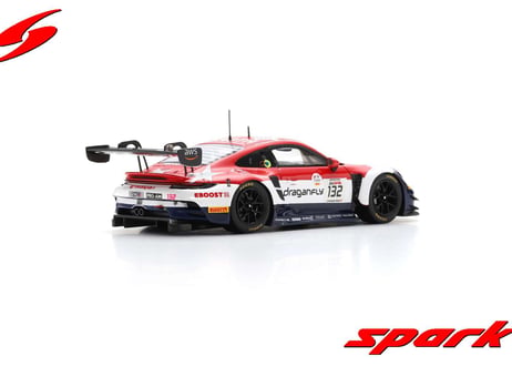 Spark 1/43(SB744)Porsche 911 GT3 R (992) #132 GMG Racing by Car Collection Motorsport 24H Spa 2023