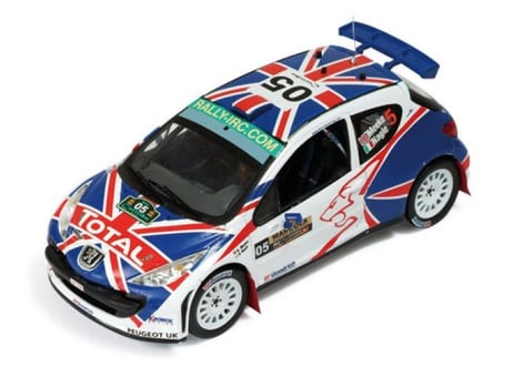 ixo models 1/43 (RAM368) Peugeot 207 S2000 #5 Winner Rally Brazil 2009