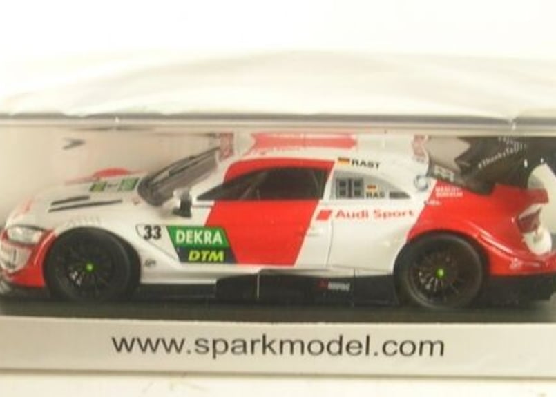 スパーク 1/43 アウディ RS 5 DTM チャンピオン 2020 レネ・ラスト 550 