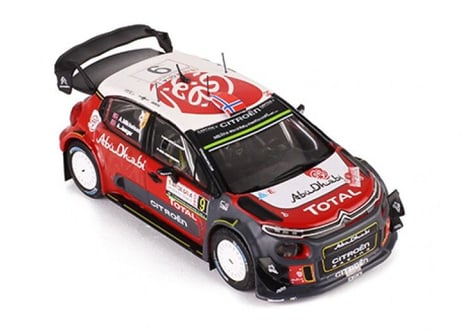 ixo models 1/43 (RAM640) CITROEN C3 WRC #9 Rallye Sardegna 2017