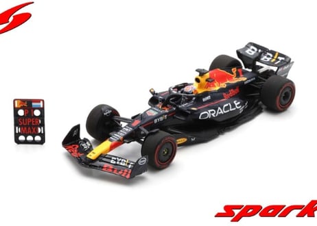 Spark 1/43 (S8592) Oracle Red Bull Racing RB19 #1 Winner British GP 2023 Max Verstappen