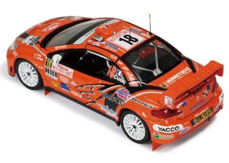 ixo models 1/43 (RAM309) PEUGEOT 307 WRC 2008年 ラリー・モンテカルロ 7位 #18