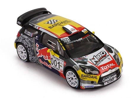 ixo models 1/43 (RAM654) CITROEN DS3 WRC #001 RallyCircuit Paul Ricard 2016