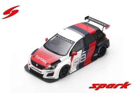 Spark 1/43 (S5196) Peugeot 308 TCR Presentation 2018 #08