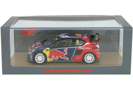 Spark 1/43 (S5193) Peugeot 208 WRX #9 Winner World RX of Latvia 2016  Sebastian Loeb