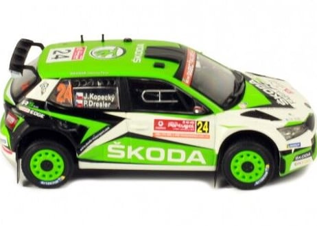 ixo models 1/43 (RAM717) SKODA FABIA R5 EVO #24 Rally  Portugal 2019 J.Kopecky