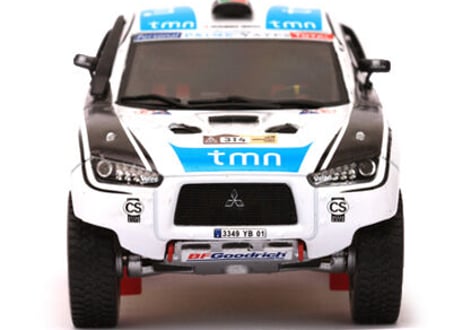 VITESSE 1/43 (43435) MITSUBISHI LANCER #314 RALLY DAKAR ARGENTINA-CHILE 2010