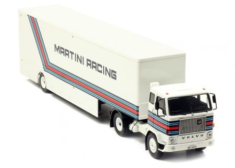 Ixo models 1/43 (TTR018) VOLVO F88 - RACING TRANSPORTER “MARTINI RACING”