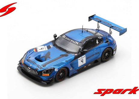 Spark 1/43 (S6330) MERCEDES-AMG GT3 NO.4  ENDURANCE CUP CHAMPION 2018