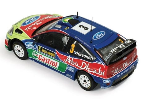 ixo models 1/43 (RAM407) Ford Focus RS WRC #3 Winner Rally Sweden 2010