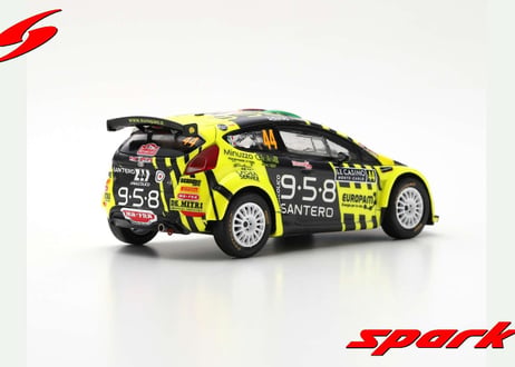 Spark 1/43 (S5984) FORD FIESTA R5 DAVIDE RICCIO #44 RALLY MONTE CARLO 2019