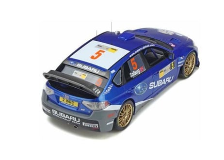 Otto mobile 1/18 (OT365) SUBARU Impreza WRC 2008 # 3 <Blue>