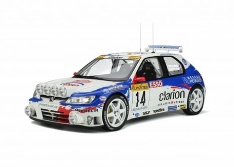 Otto mobile 1/12 (G065) Peugeot 306 Maxi #14 Rallye Monte-Carlo 1998