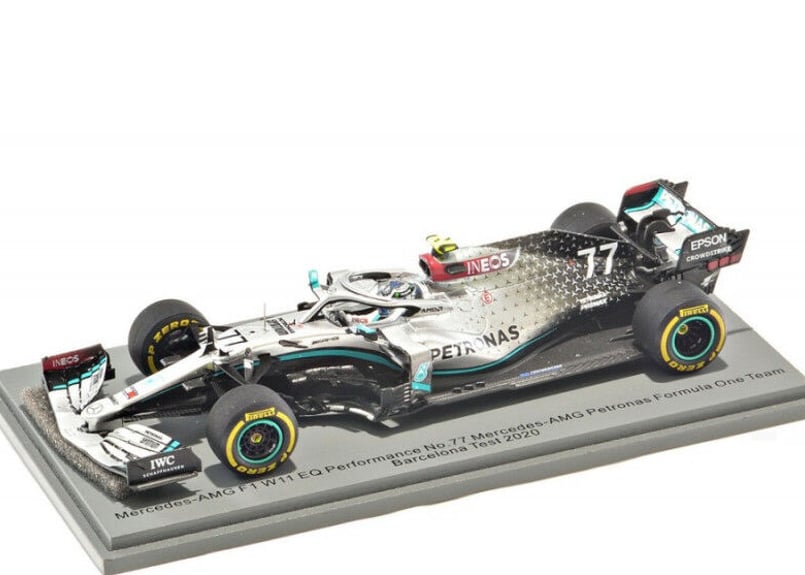 1/18 Spark 2020 Mercedes-AMG F1 W11 EQ Performance No.44