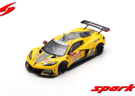Spark 1/43(S8760)Chevrolet Corvette C8.R #33 CORVETTE RACING Winner LM GTE AM class Le Mans 24H 2023