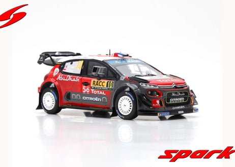 Spark 1/43 (S5973) Citroen C3 WRC #10 Winner Rally Catalunya 2018