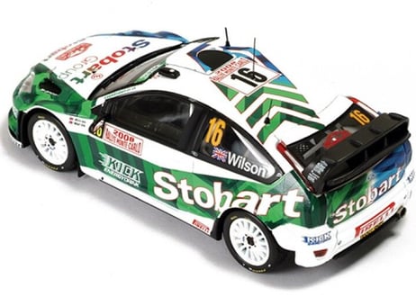 ixo models 1/43 (RAＭ306) FORD FOCUS RS 07 WRC #16 10TH RALLY MONTE CARLO 2008