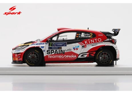 Spark 1/43 (S6865) TOYOTA GR Yaris Rally 2 #2 Teo Martin Winner FIA Motorsport Games Rally 2024