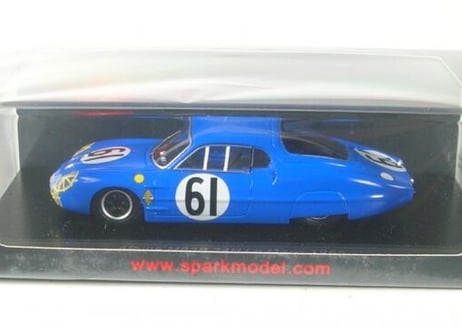 Spark 1/43 (S5685) Alpine M63B #61 24h LeMans 1965