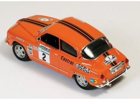 Ixo models 1/43 (RAC232) Saab 96 V4 #2 S.Blomqvist 2nd RAC Rally 1974