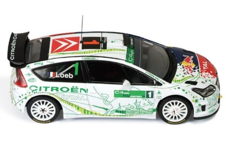 ixo models 1/43 (RAM335) CITROEN C4 WRC #1　Hybrid4 Presentation 2008 S.ローブ