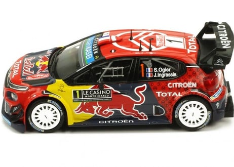 ixo models 1/43 (RAM699) Citroen C3 WRC #1 Rally Monte Carlo 2019