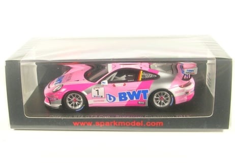 Spark 1/43 (S8504) PORSCHE CARRERA CUP NO.1 CHAMPION SUPERCUP 2019
