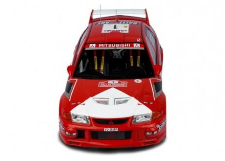 ixo models 1/18 (18RMC074A) MITSUBISHI Lancer RS Evo 6 #1 Winner Rally Sanremo 1999
