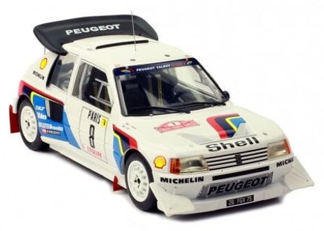 ixo models 1/18 (18RMC049C) Peugeot 205 T16 Evo2 #8 Rally MonteCarlo 1986