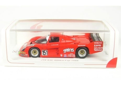 Spark 1/43 (SJ096) JTK 63C #151 500KM FUJI 1988