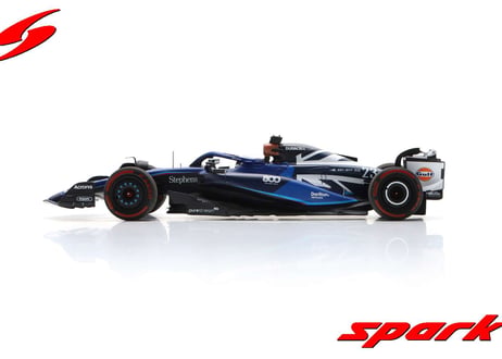 Spark 1/43 (S8588) Williams F1 FW45 #23 Williams Racing 8th British GP - Williams 800th GP