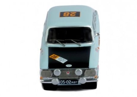 ixo models 1/43 (RAC353) Moskvitch 412 #28 Rally London-Mexico 1970