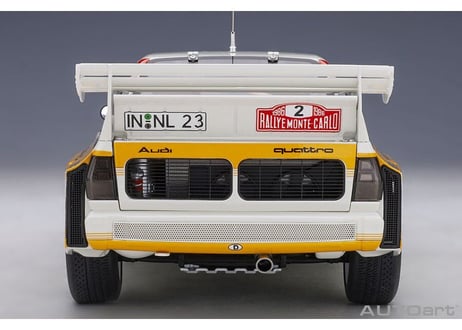 AUTOart 1/18 (88601) Audi Sport Quattro S1 #2 WRC Rally Monte Carlo 1986