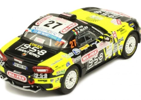 ixo models 1/43 (RAM718) Fiat Abarth 124 RGT #27 Rallye Poland 2019