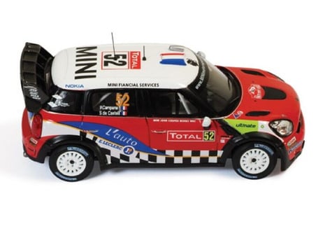 ixo models 1/43 (RAM487) Mini John Cooper Works #52  Rally Monte Carlo 2012