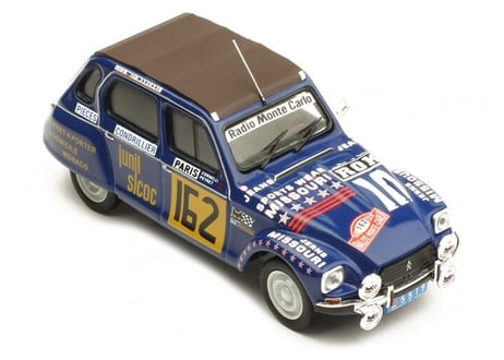 ixo models  1/43 (RAC054) CITROEN DYANE #162 Rallye Monte-Carlo 1978