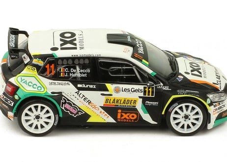 ixo models 1/43 (RAM692) Skoda Fabia R5 #11  Rallye Condroz 2018