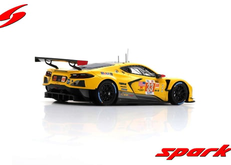 Spark 1/43(S8760)Chevrolet Corvette C8.R #33 CORVETTE RACING Winner LM GTE AM class Le Mans 24H 2023