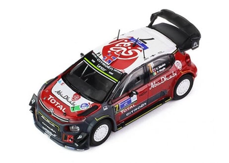 ixo models 1/43 (RAM638B) CITROEN C3 WRC #7 Winner Mexico Rally 2017