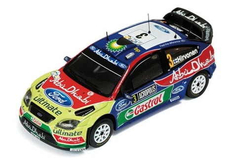 ixo models 1/43 (RAM376) FORD FOCUS RS WRC09 #3  Acropolis Rally 2009 Winner