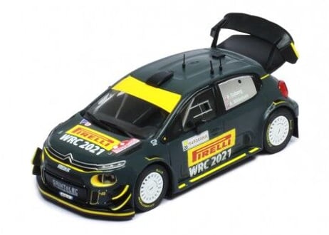ixo models 1/43 (RAM766LQ) CITROEN C3 WRC #21 RALLY SARDEGNA 2020