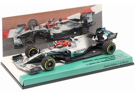 MINICHAMPS 1/43 (447190644) Mercedes-AMG F1 W10 #44 Monaco GP F1 Weltmeister 2019