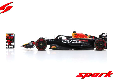 Spark 1/43(S8916)OracleRedBullRacing RB19#1 OracleRedBullRacing WinnerBelgianGP2023 With pit board