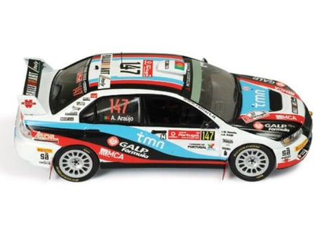 ixo models 1/43 (RAM361) Mitsubishi Lancer EVO IX #147 Rally Portugal 2009